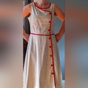 Linen/Cotton Blend Dress